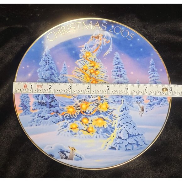 Vintage Avon Porcelain Collector's Plate "Angel Lights" - Picture 10 of 10